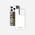 Zebra Print Case - Gray