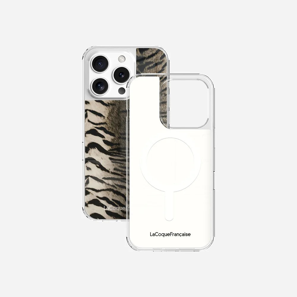 Zebra Print Case - Gray